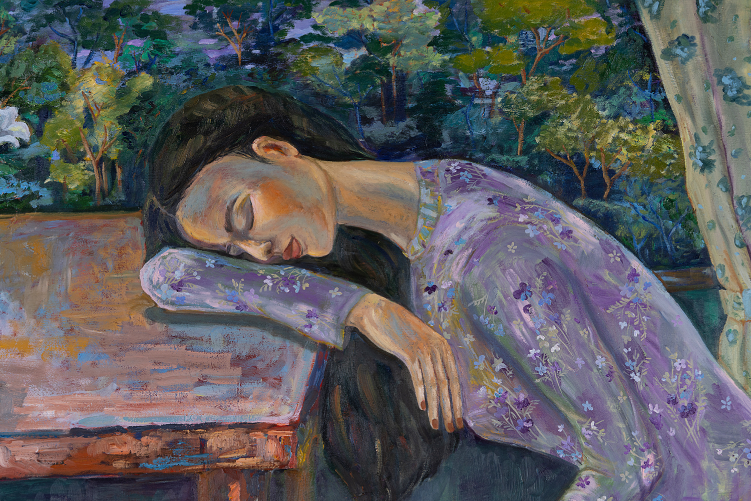Dream Lady 2023 130 x 160 cm Oil on canvas Private Collection
